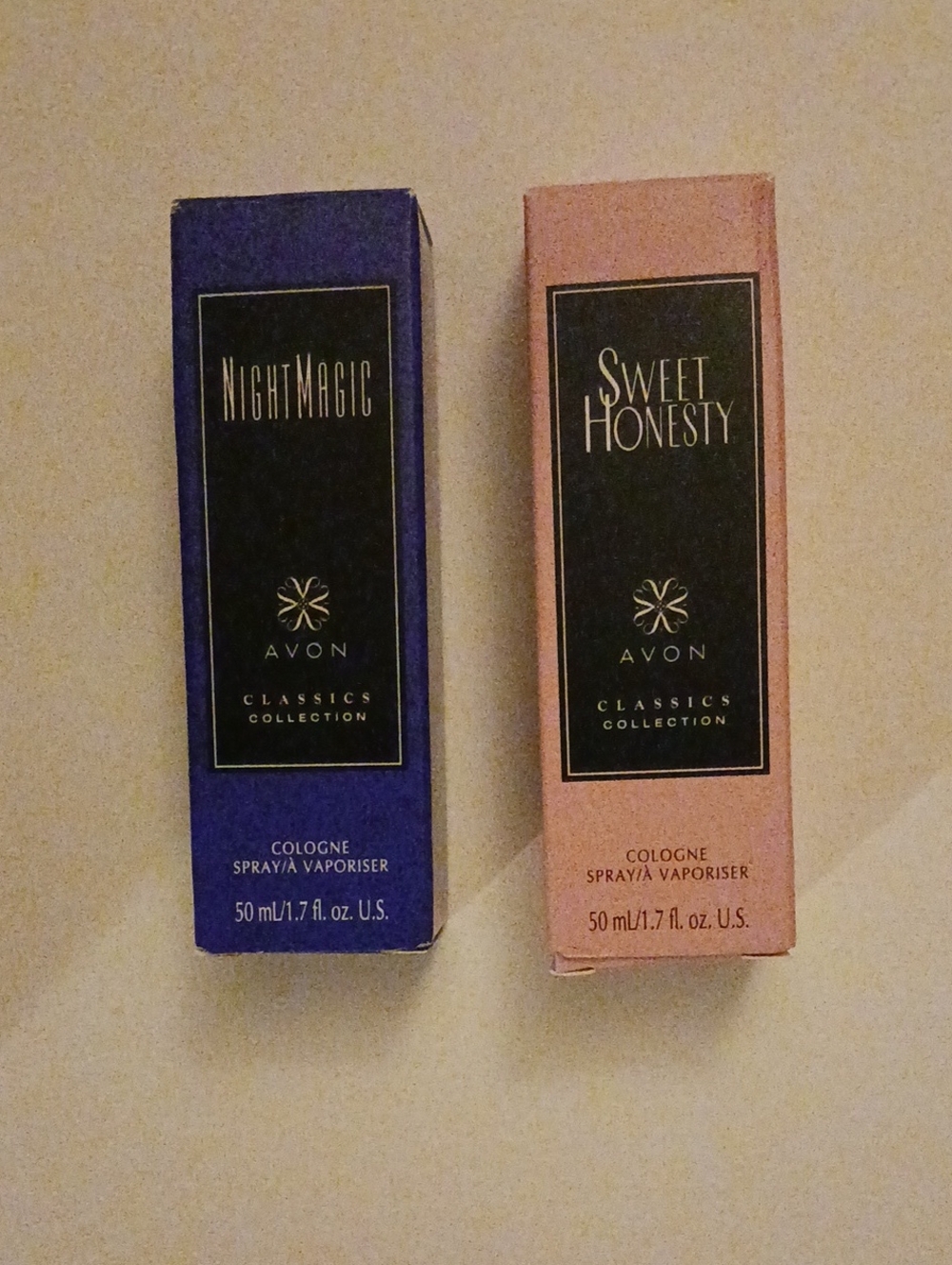 Avon Classics Duo: Sweet Honesty (Pink) & Night Magic (Purple)
